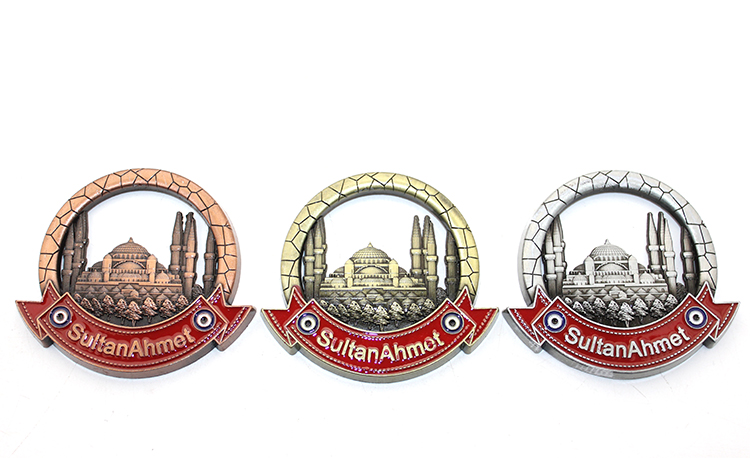 Istanbul Temali Metal Magnet
