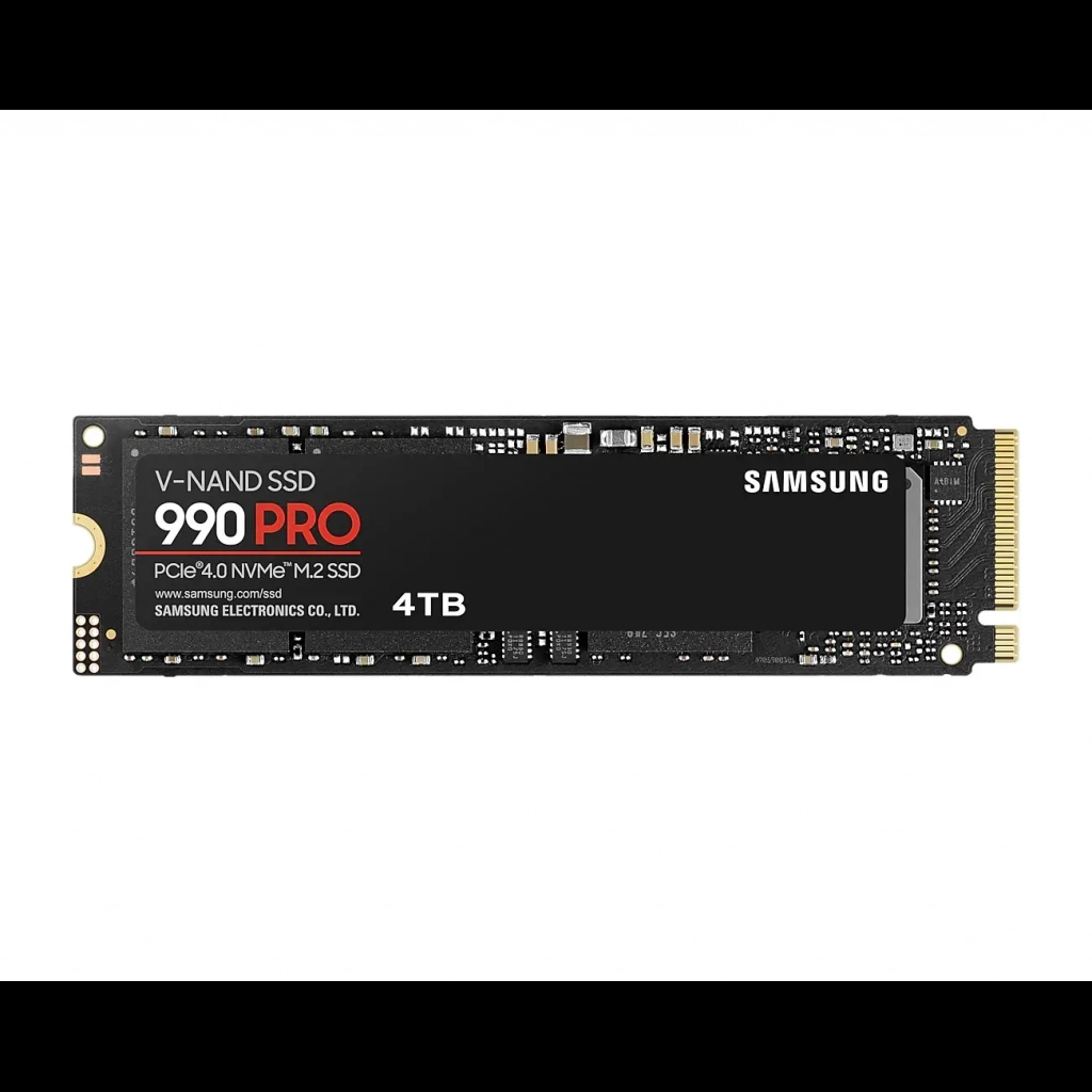 SAMSUNG MZ-V9P4T0BW, 990 PRO, 4TB, 7450/6900, Gen4, NVMe PCIe M.2 2280, SSD (Turkiye Distributoru Garantili)