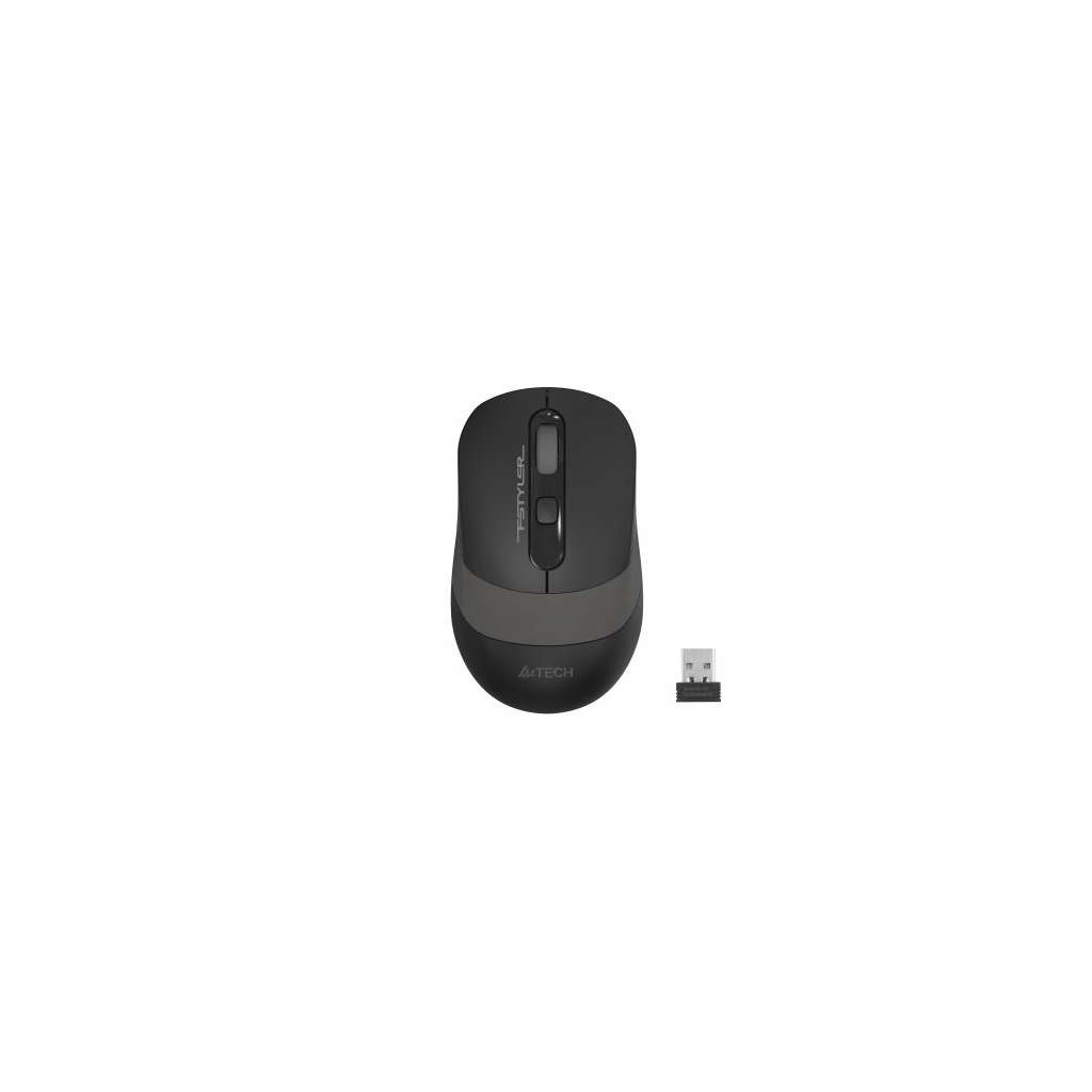 A4 TECH FG10S, Grey, SILENT, FSTYLER, 2,4Ghz Kablosuz, Optik Mouse, 10-15Metre, 4 Buton, Nano Alici
