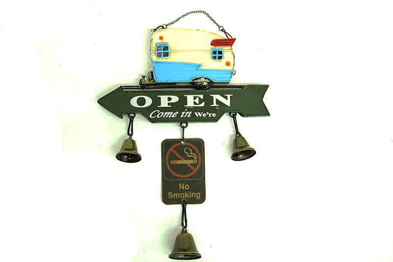 Dekoratif Metal Karavan Kapi Ruzgar Cani Vintage Hediyelik