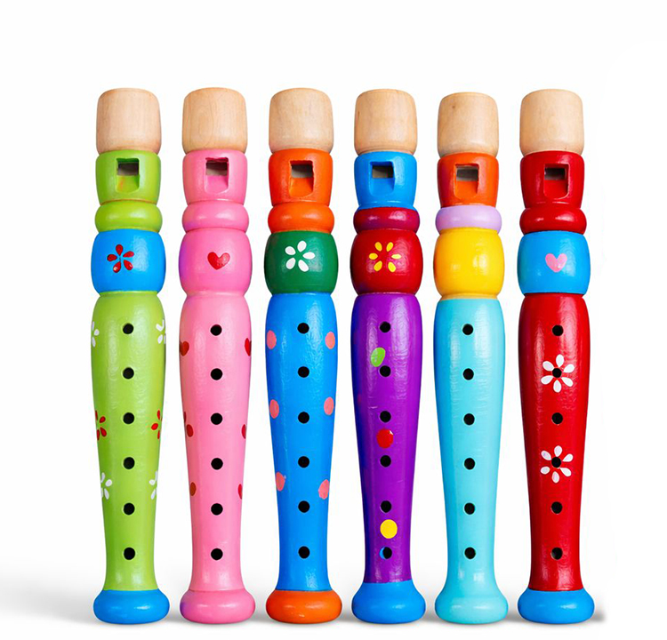 Ahsap Renkli Flut Kucuk