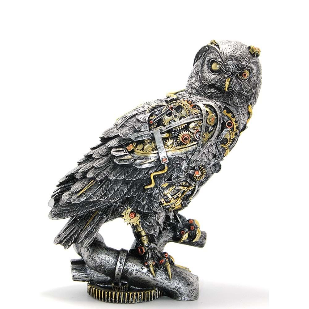 Polyester Baykus Figuru Biblo