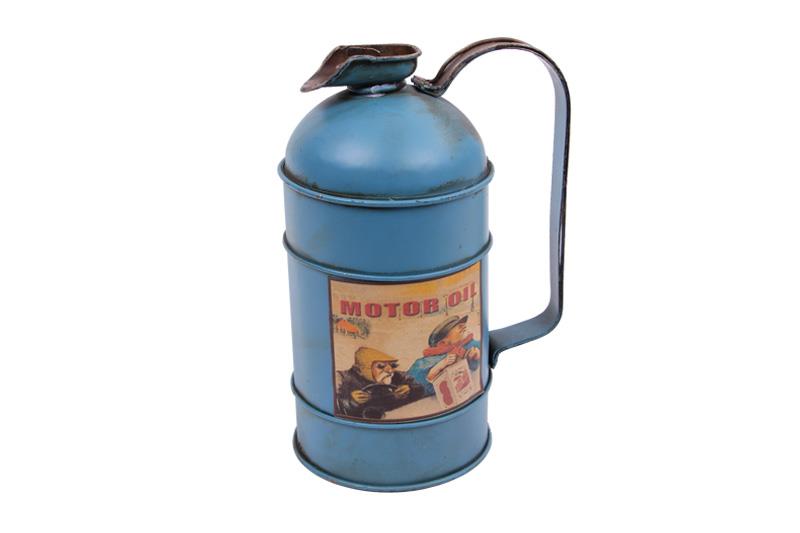Dekoratif Metal Yakit Bidonu Kumbarali Vintage Hediyelik