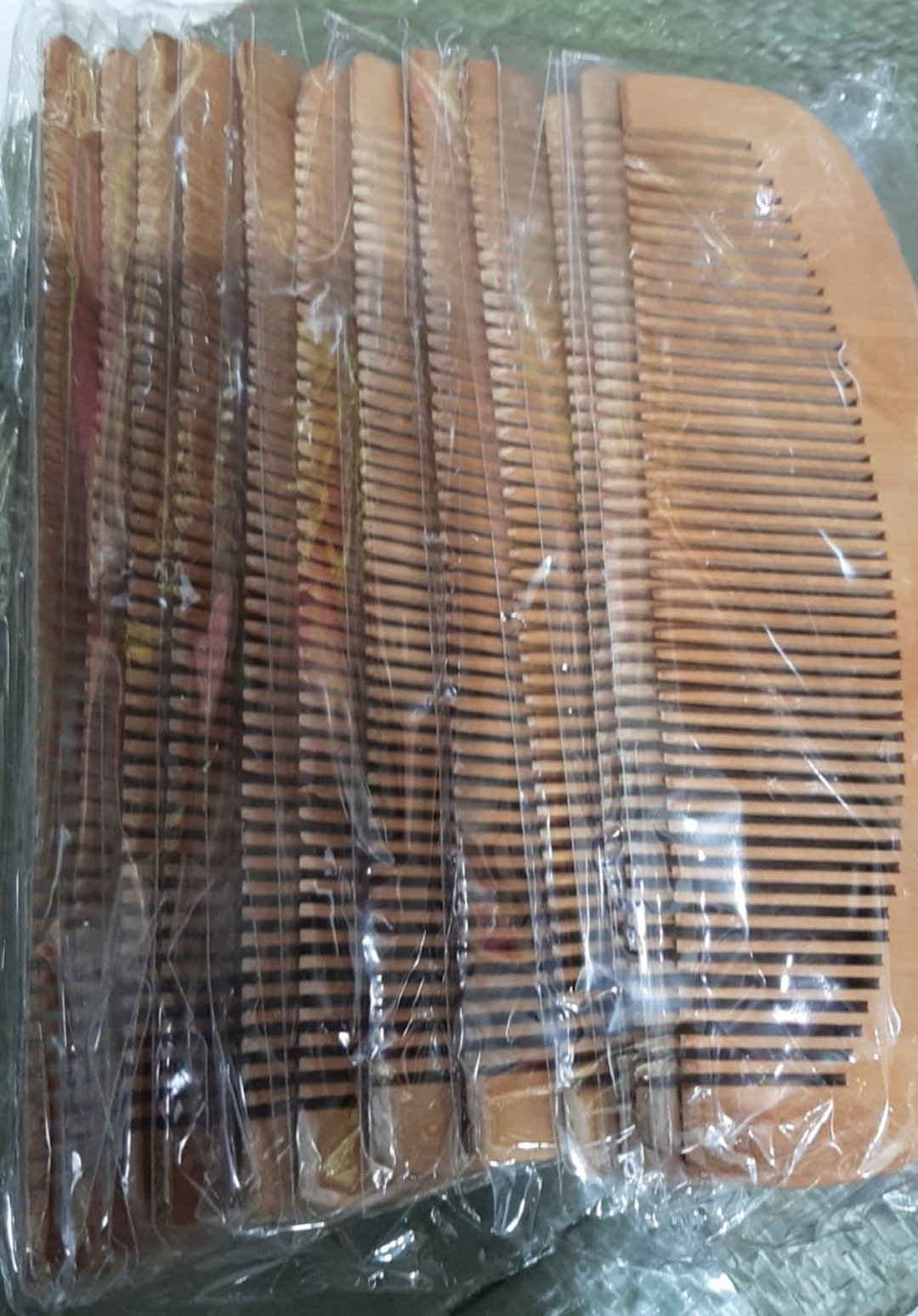 Ahsap Tarak 12'li Paket Dar Disli Oval