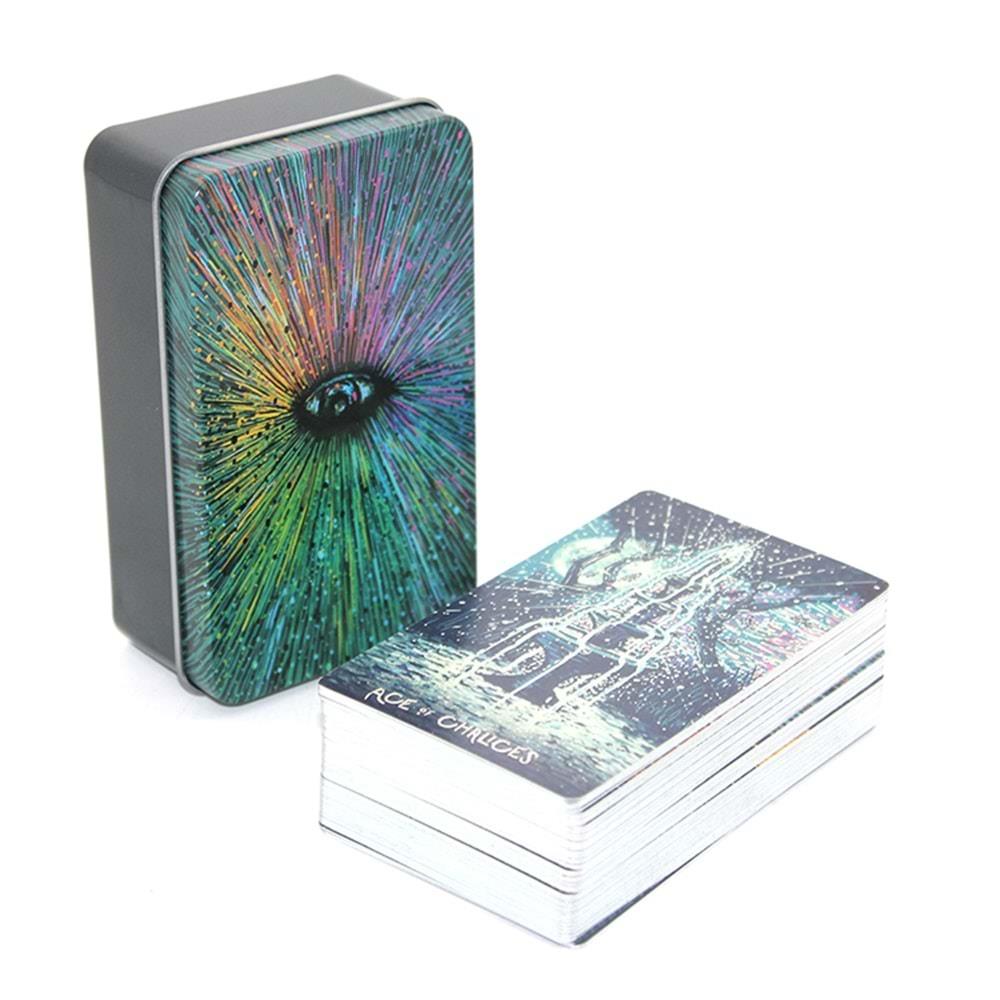 Metal Kutulu Tarot Karti