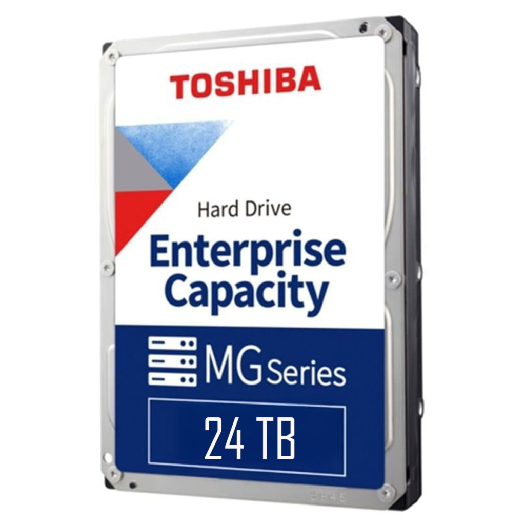 TOSHIBA ENTERPRISE, MG11ACA24TE, 3.5", 24TB, 1Gb 7200 Rpm, 7/24 Guvenlik, Data Center, Nas, Server, HDD (Turkiye Distributoru Garantili)