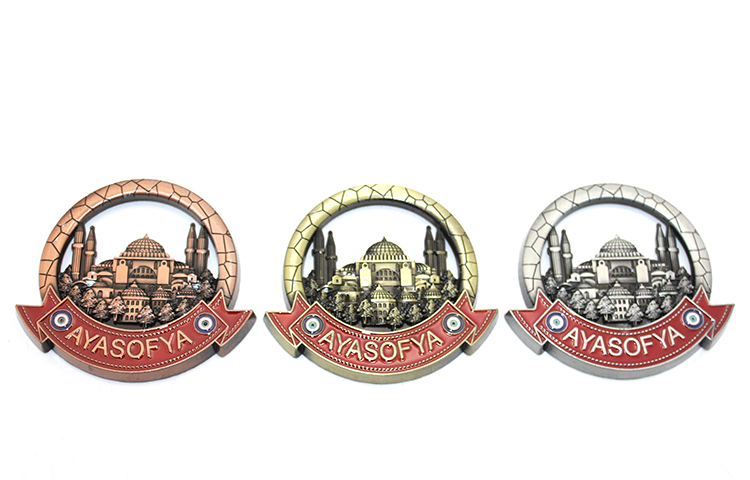 Istanbul Temali Metal Magnet