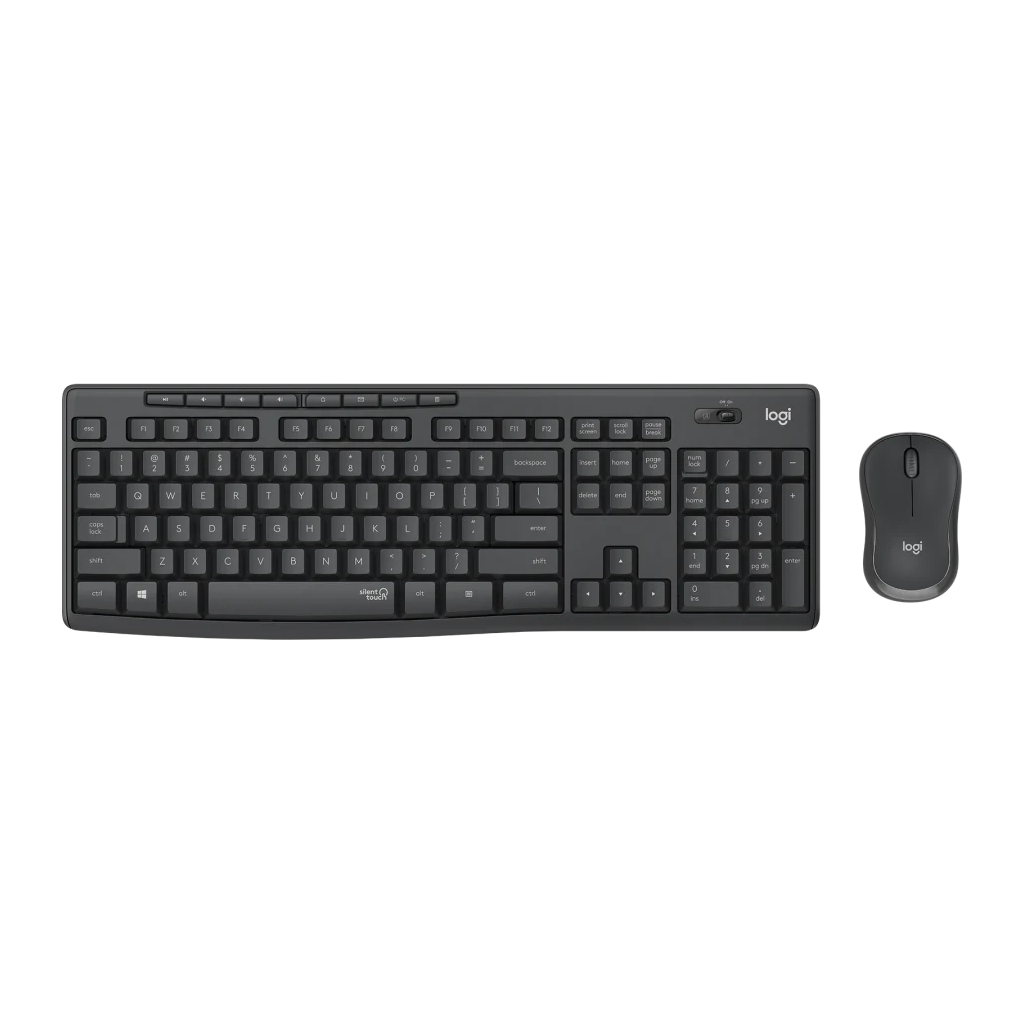 LOGITECH MK295 Siyah, 920-009804, Kablosuz, Turkce Q, Klavye Mouse Set