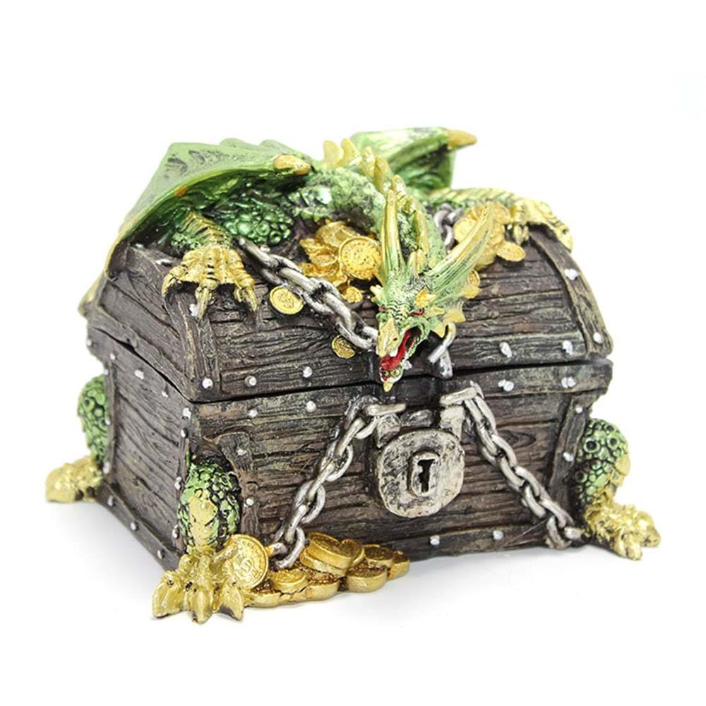 Dragon Tasarimli Polyester Kutu Dekoratif Hediyelik