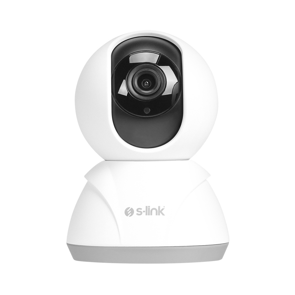 S-LINK SL-IND02, Ev/Bebek Guvenlik Kamerasi, WiFi, 3Mpix, 3.6mm Lens, 10m. Gece Gorusu, Hareket algilama, Iki Yonlu Ses, Micro SD Kartli, TUYA Yazilim
