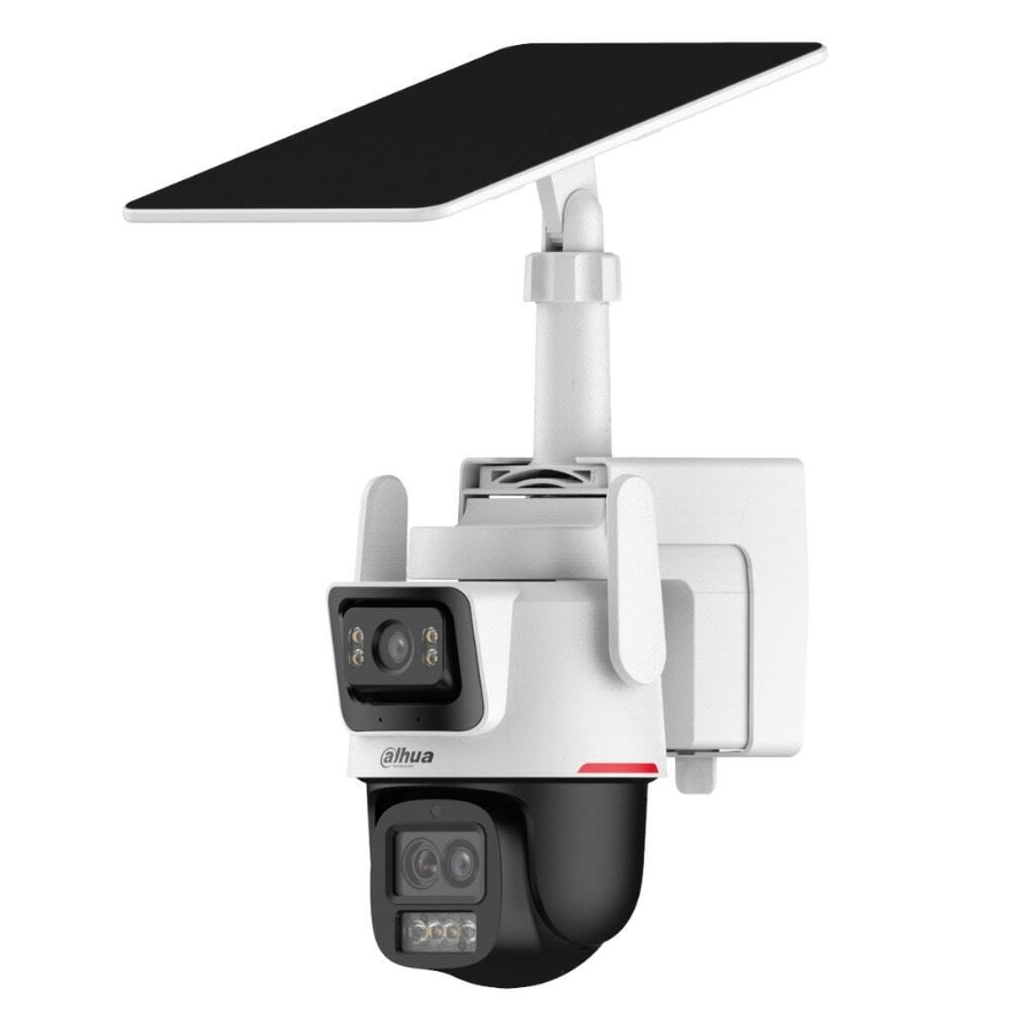 DAHUA  IPC-PTS2649C-3E3Z-4GB20, 2X 3Mpix, 2,8 Lens+3,6 Lens, WizColor, 50Mt Gece Gorusu, IP66,  Hybrid-zoom PT 4G Solar Ip Kamera