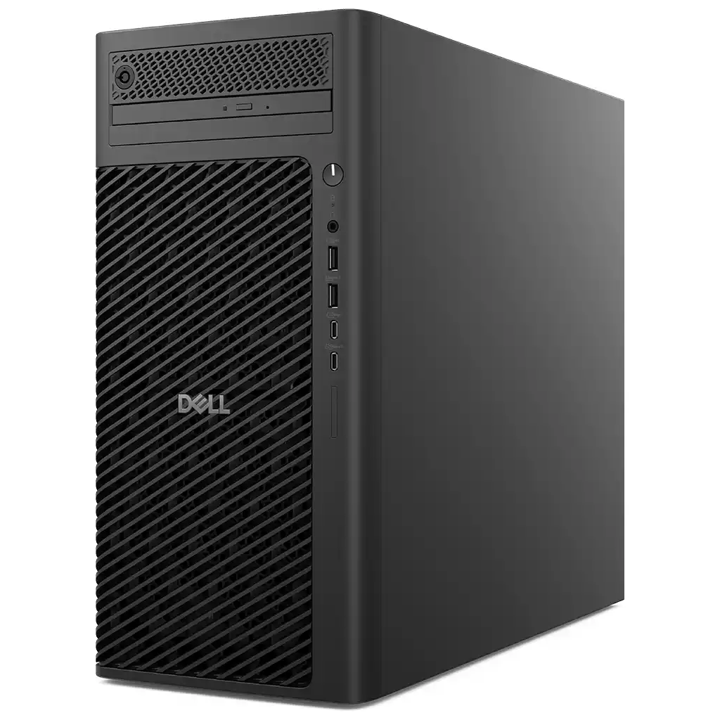 DELL Pro Max Tower T2, FCT2250-1, Ultra 7 265, 16Gb DDR5 Ram, 512Gb SSD, 4Gb NVidia RTX A400 Ekran Karti, Windows11 Pro, Tower Is Istasyonu