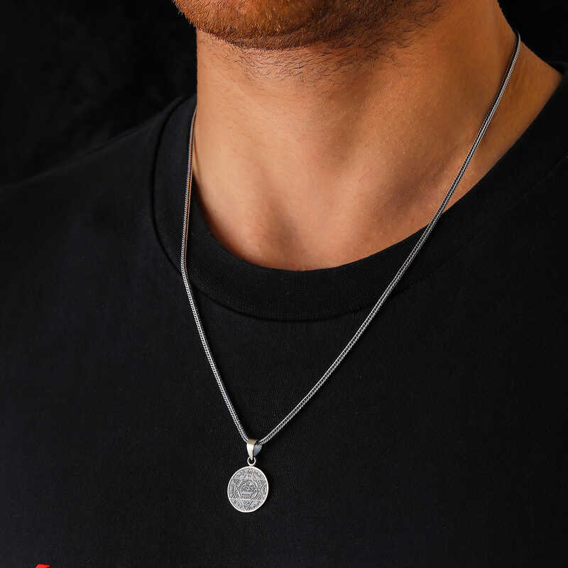 Gumus Suleyman Muhru Kolye