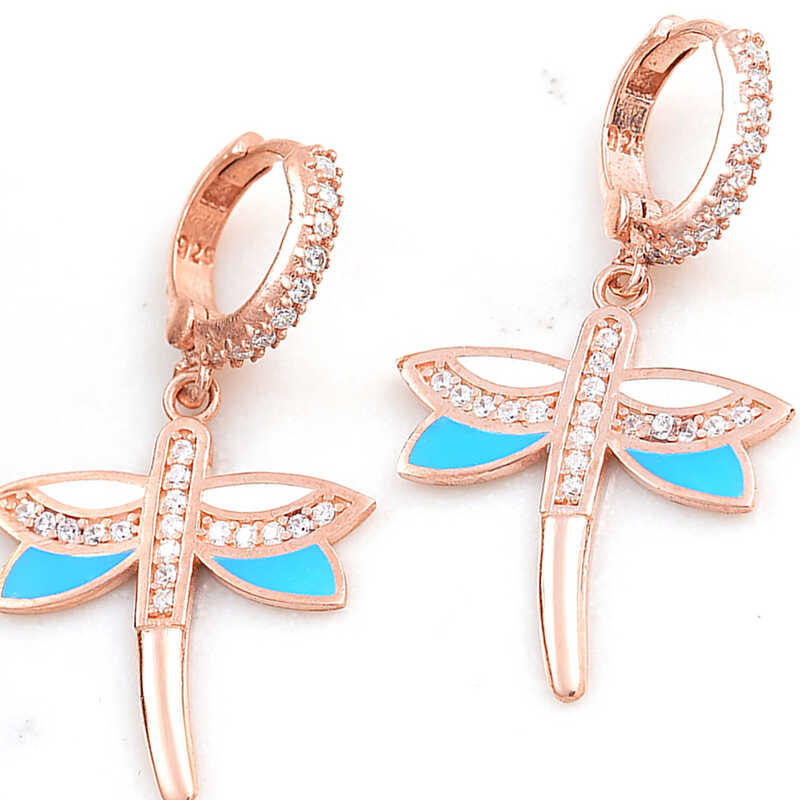 ​Gumus Rose Sallantili Yusufcuk Kadin Kupe