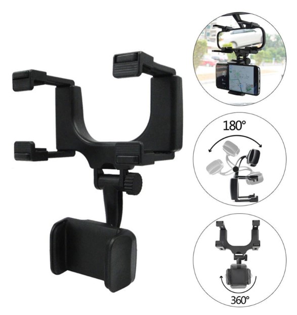 Araba Dikiz Aynasina Takilan Telefon Tutucu