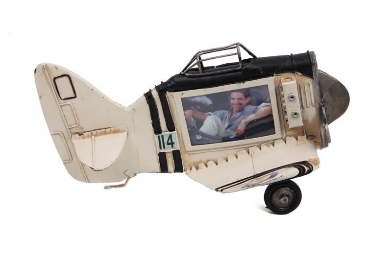 Ucak Cerceve Vintage Dekoratif Ev Ofis Hediyelik