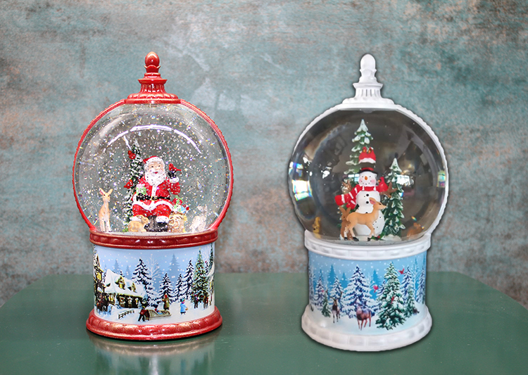 Kardan Adam Ve Noel Babali Isikli Muzikli Kar Kuresi