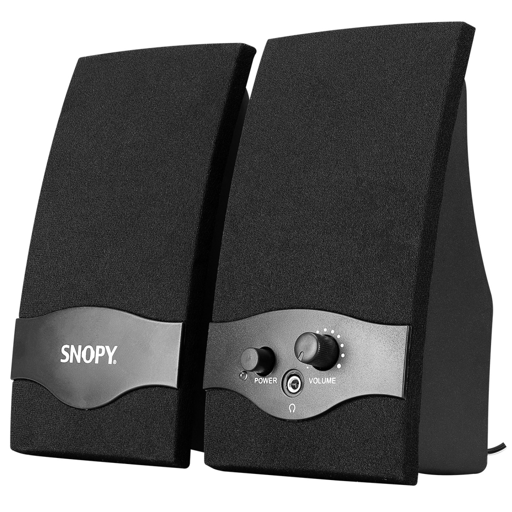 SNOPY SN-84, 4W, 1+1, Masa Ustu, USB, SPEAKER (Siyah)