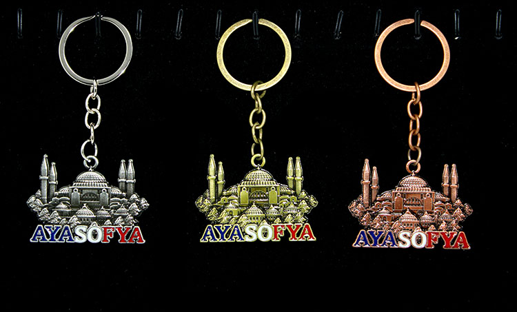 Metal Ayasofya Anahtarlik