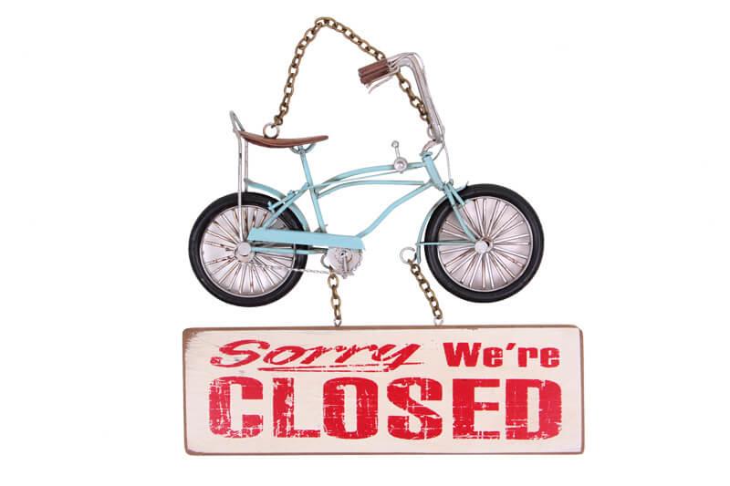 Dekoratif Metal Kapi Yazisi Bisiklet Dekoratif Ev Ofis Hediyelik