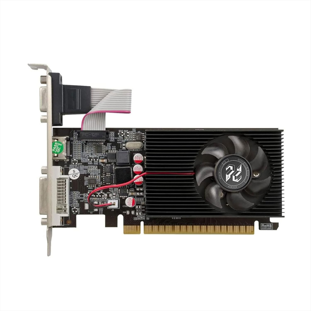 PELADN Nvidia GT 610, 2Gb, GDDR3, 64Bit, 1xD-Sub, 1xDVI, 1xHDMI Ekran Karti