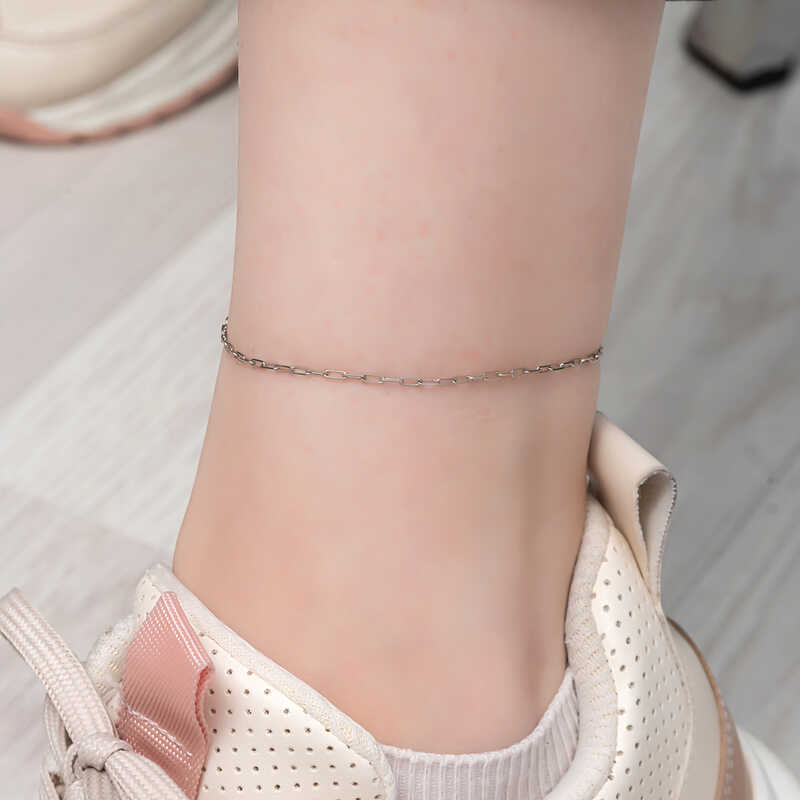 925 Ayar Gumus Zincir Desenli Halhal