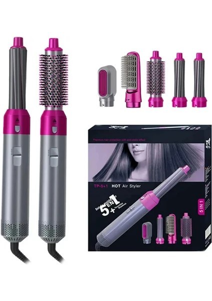 5'i 1 Arada Sac Kurutma Makinesi, Duzlestirici, Bukle Masasi