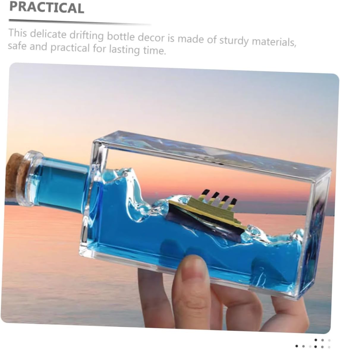 Batmayan Gemi Sise Akvaryum