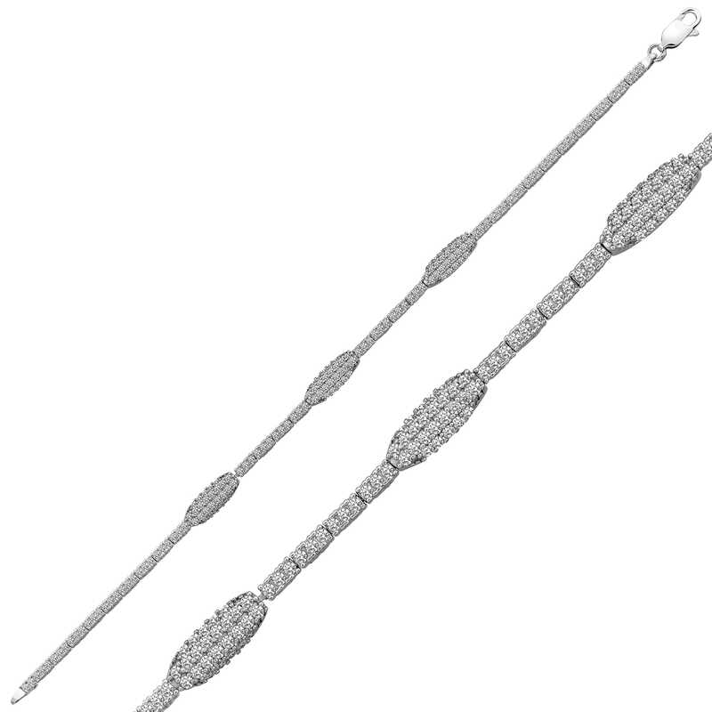 925 Ayar Gumus Su Yolu Bileklik