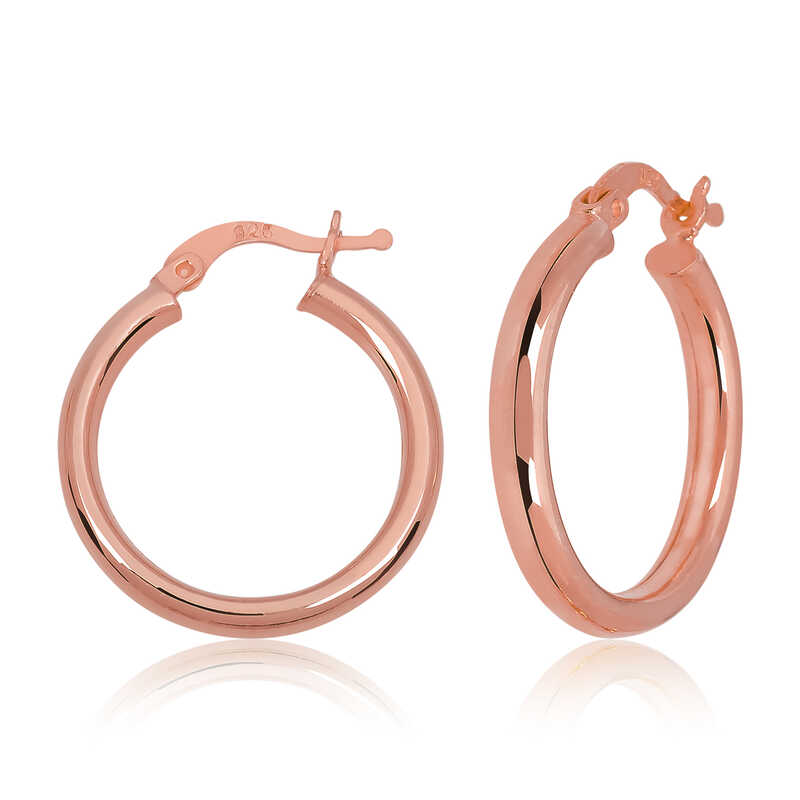 Gumus Rose Halka Kadin Kupe