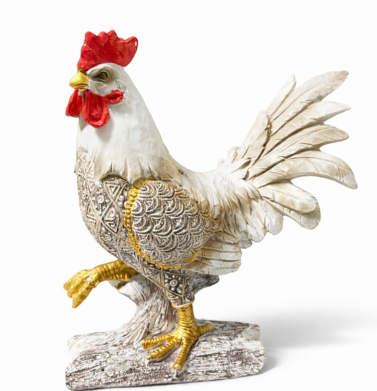 Ozel Tasarim Polyester Horoz Figuru