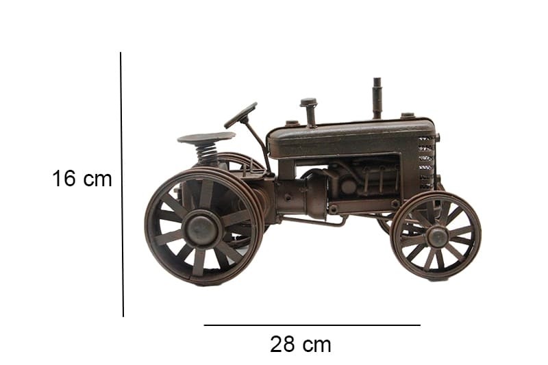 Dekoratif Metal Traktor