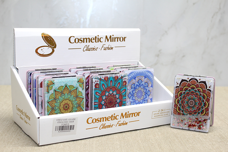 Mandala Desenli Hareketli Sulu El Aynasi