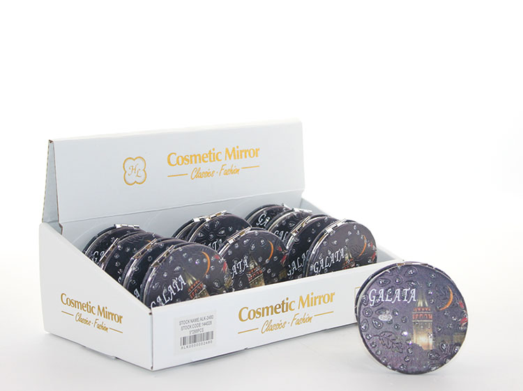 Tasli Istanbul Tasarimi El Aynasi Ince