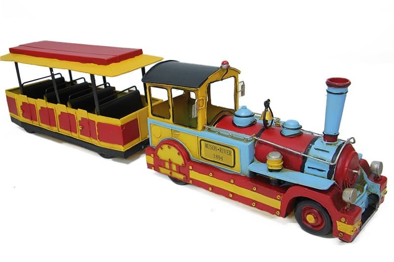 Dekoratif Metal Tur Lokomotifi