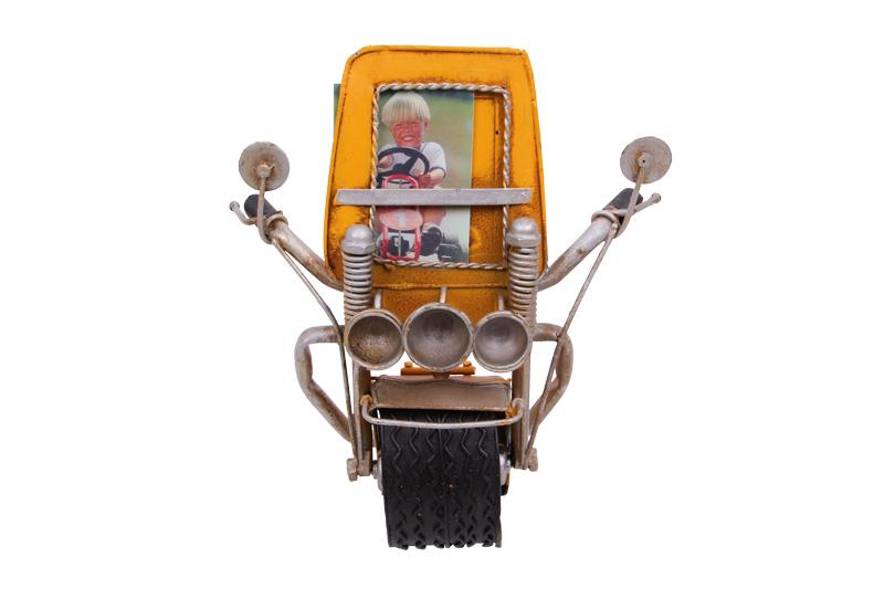 Dekoratif Metal Cerceve Motosiklet Temali Hediyelik