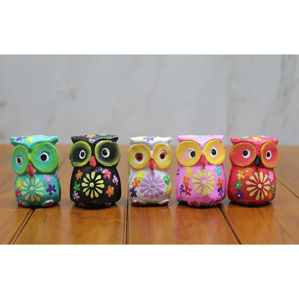 Ahsap 5'Li Baykus Seti