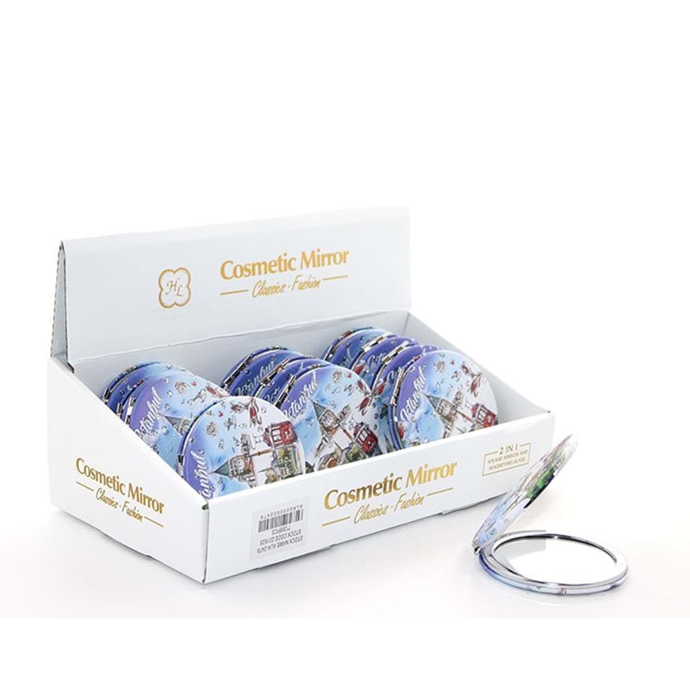 Tasli Istanbul Tasarimi El Aynasi Ince