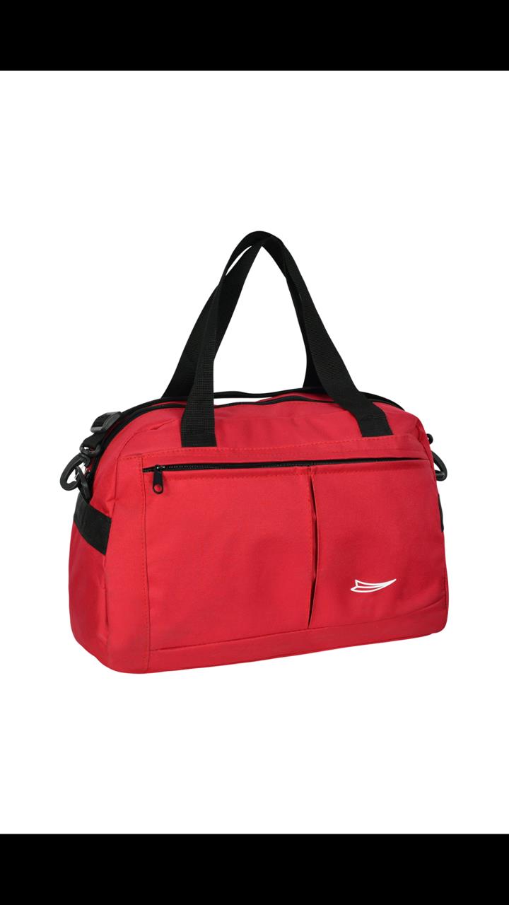 Fonksiyonlu Spor Cantasi Orta Boy El Valizi Kirmizi