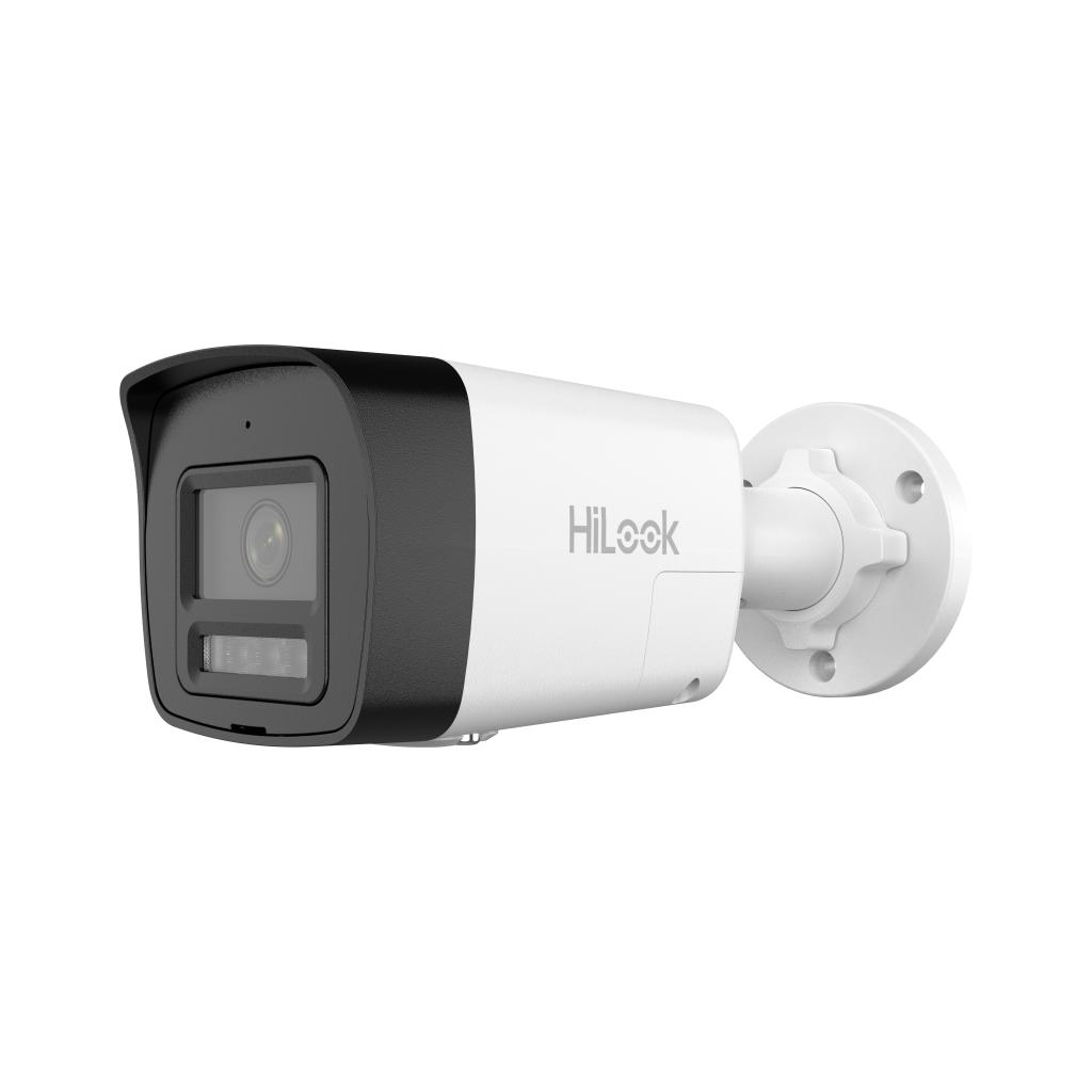 HILOOK IPC-B120HA-LUFC, 2Mpix, 2,8mm Lens, H265+, Dual Light, 30Mt Gece Gorusu, Dahili Mikrofon, IP67, PoE, Bullet, IP Kamera