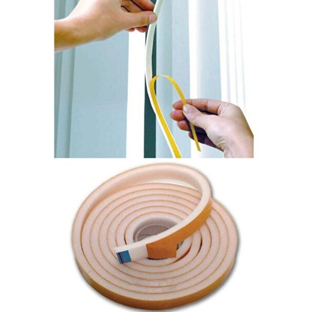 9 Metre Pencere Izolasyon Bandi Yapiskanli Cam Yalitim Sungeri Ruzgar Soguk Kesici