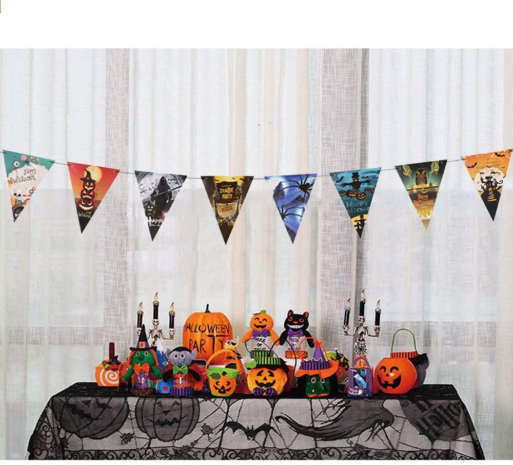 Parti Cadilar Bayrami Halloween Bayrak Banner Sus 8 li 3 Metre