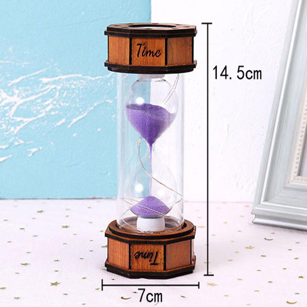 Isikli Dekoratif Ahsap Kum Saati Dekoratif Hediyelik