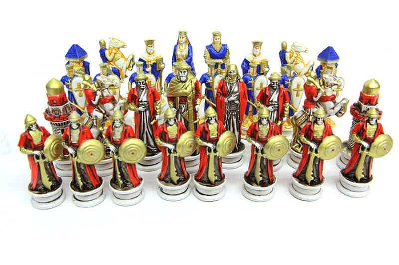 Satranc Tasi Polyester Ortaboy Selcuklu Hacli Dekoratif Hediyelik