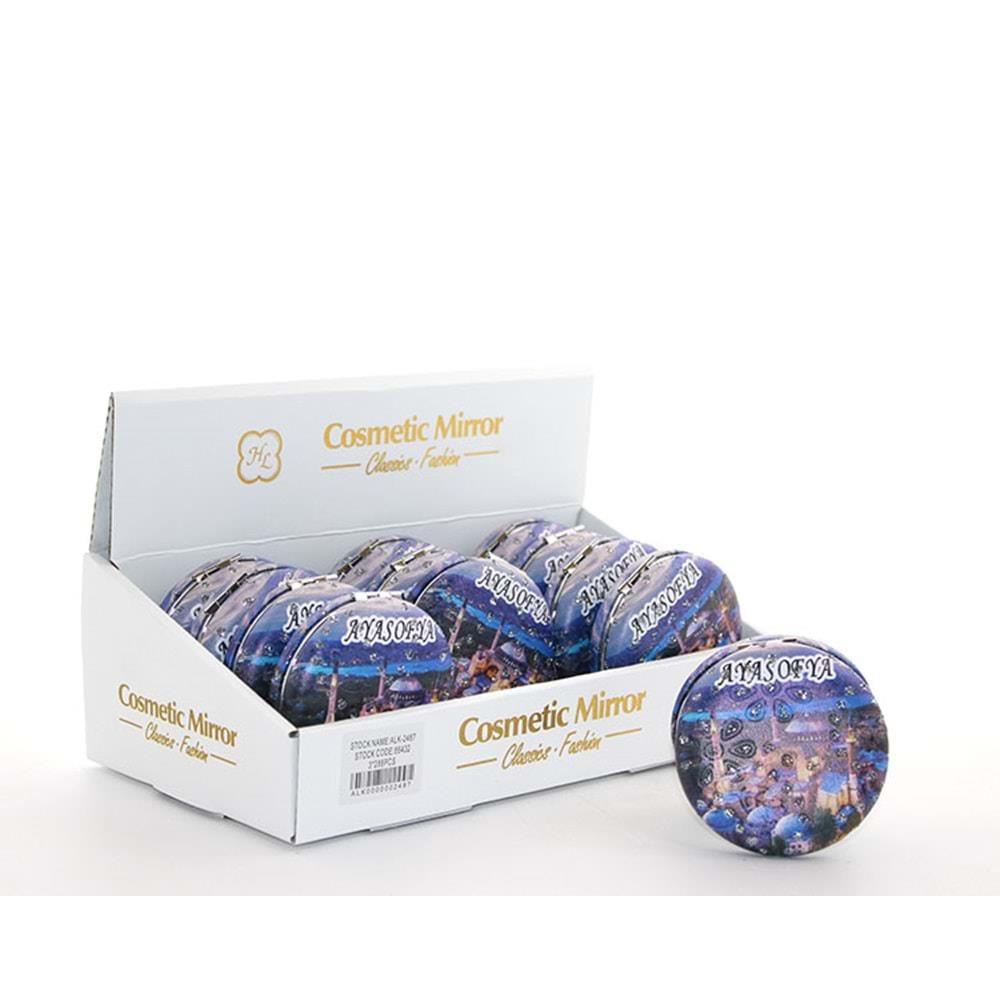 Tasli Istanbul Tasarimi El Aynasi Kalin