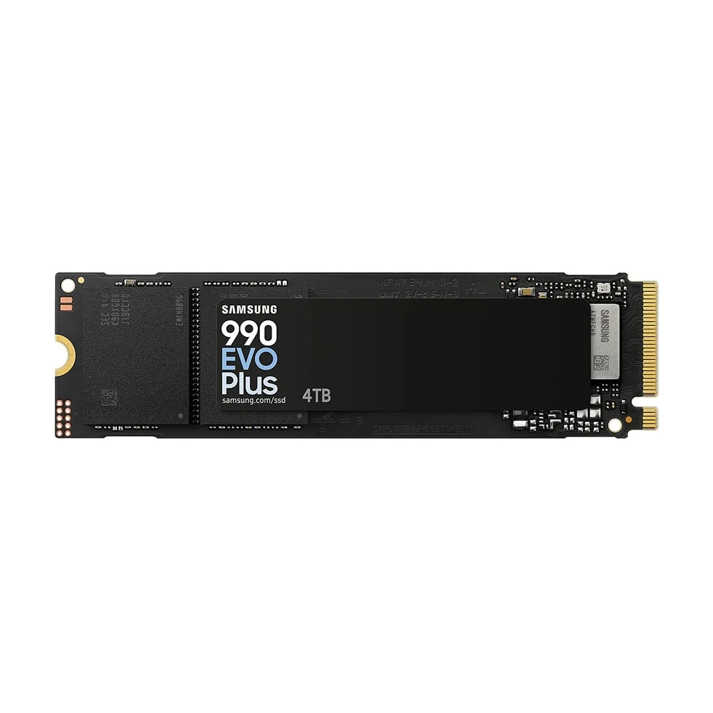 SAMSUNG MZ-V9S4T0BW, 990 EVO PLUS, 4TB, 7250/6300, Gen4, NVMe PCIe M.2 2280, SSD (Turkiye Distributoru Garantili)