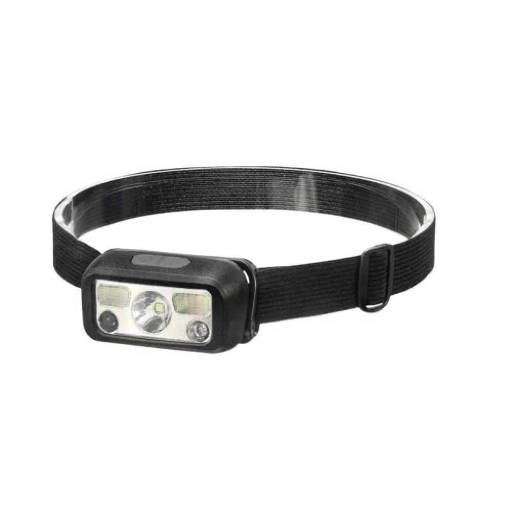 Sensorlu Sarjli Type-C Cok Amacli Kirmizi Isikli Kafa Lambasi