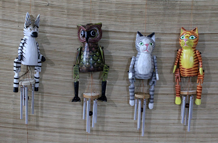 Ahsap Hayvan Figurlu Can