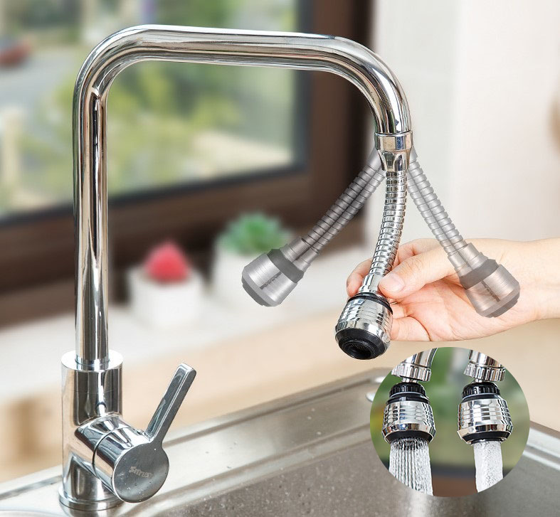 Su Tasarruflu 2 Modlu Musluk Basligi Kisa