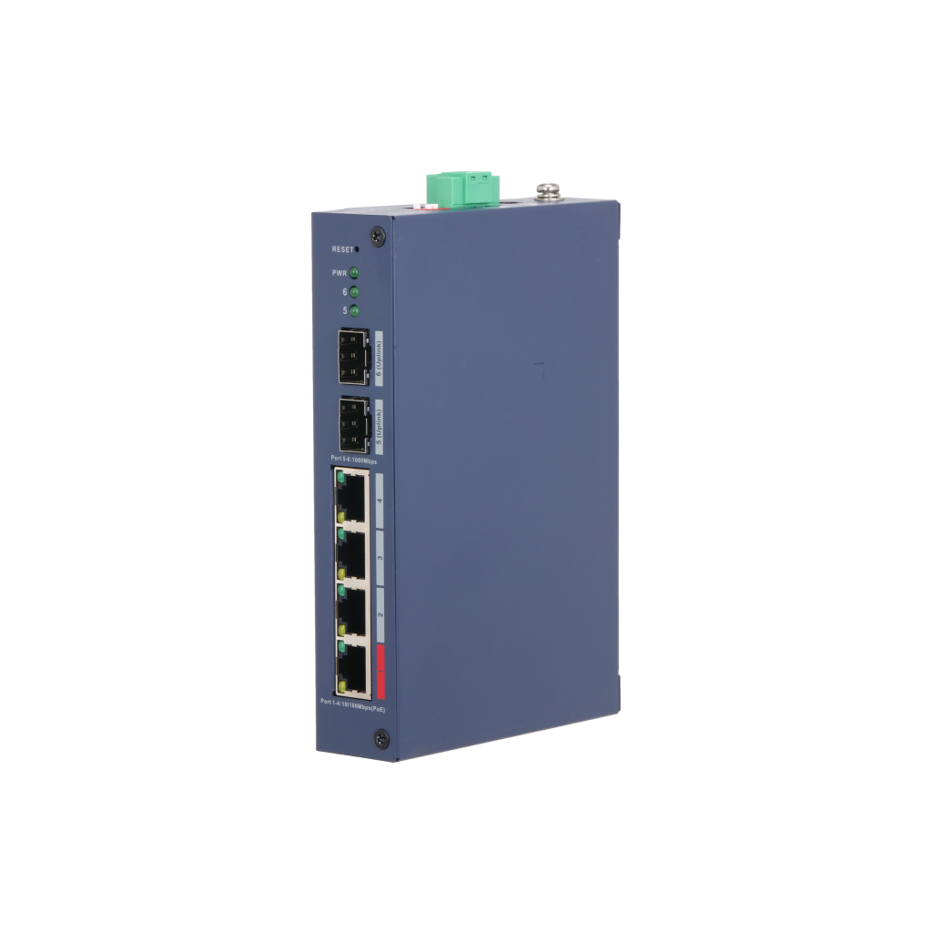 DAHUA CHS4206-4ET-90, 4 Port, Megabit, PoE 90W, 2 Port SFP, Cloud Yonetilebilir, Switch